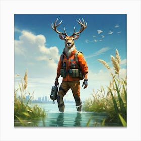 Hunter Canvas Print