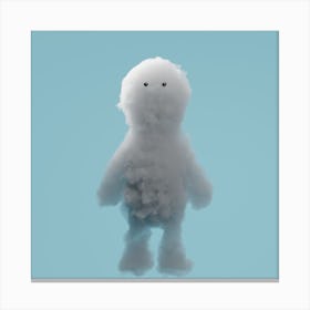 White Cloud Man Canvas Print