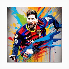 Lionel Messi 1 Canvas Print