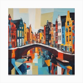 Amsterdam Bridge Canvas Print