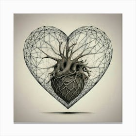 Heart - Heart Stock Videos & Royalty-Free Footage 1 Canvas Print