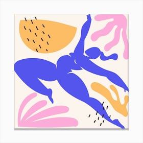 Abstract Dancer Canvas Print