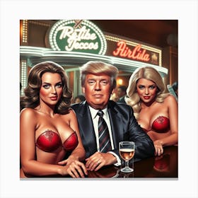 Donald Trump 3 Canvas Print