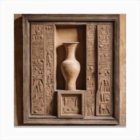 Pharaonic Vase8 Canvas Print