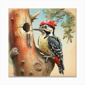 Woodpecker 13 Canvas Print