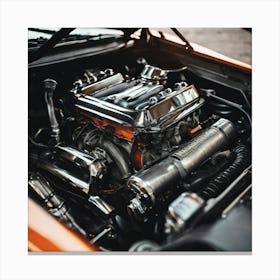 Engine Bay Canvas Print