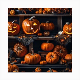 Halloween Pumpkins 15 Canvas Print