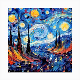 Starry Night 43 Canvas Print