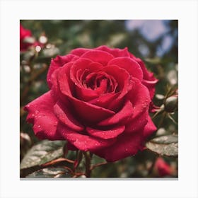 Red Rose Canvas Print