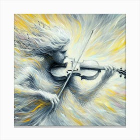 Angel Of The Violin Canvas Print