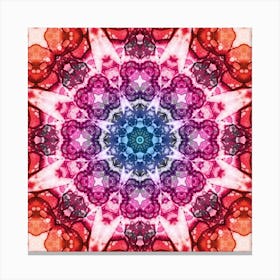 Watercolor Pattern Pink 3 Canvas Print