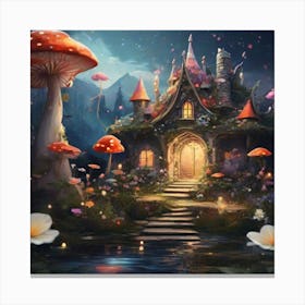 Fairy House 1 Canvas Print