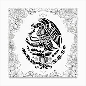 Mexican Eagle Canvas Print