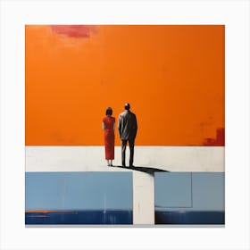 'Two People' Canvas Print