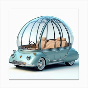 Car With A Dome Canvas Print