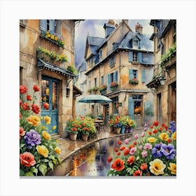 Paris Street 1 Canvas Print