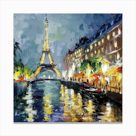 Paris At Night 9 Canvas Print
