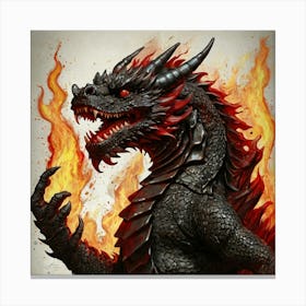 Dragon Of Fire 1 Canvas Print
