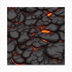 Lava fire 2 Canvas Print