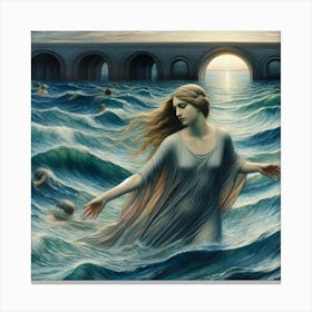 'The Mermaid' 2 Canvas Print