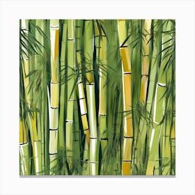 Bamboo forest 1 Canvas Print