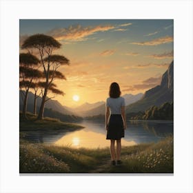 Sunset Canvas Print