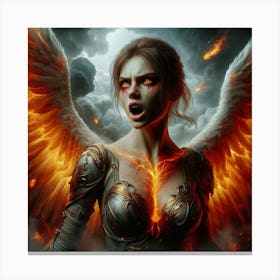 Angel Of Fire 9 Canvas Print