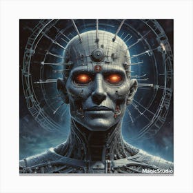 Cyborg Canvas Print