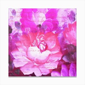 Pink Roses Canvas Print