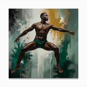 The Dancer Grace in Motion Canvas Print