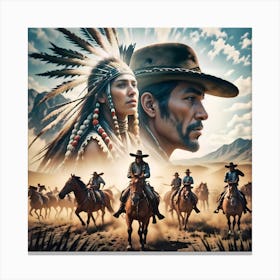 Cowboys Canvas Print