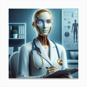 Robot Doctor 1 Canvas Print