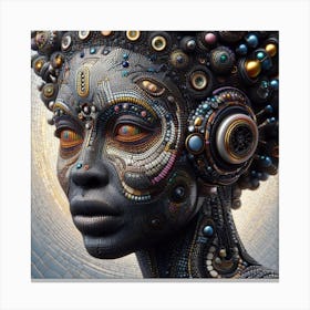 Cybernetic Woman 2 Canvas Print