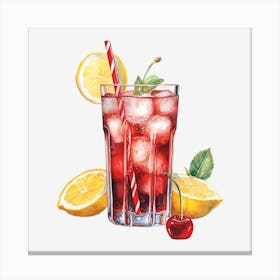 Cherry Lemonade 3 Canvas Print