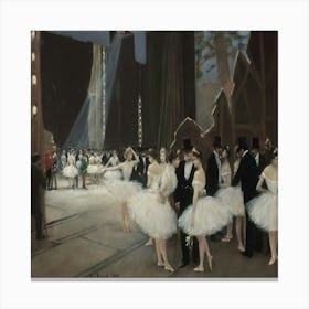 Ballet Dancers 3 Canvas Print