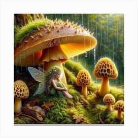 Fairy In The Forest 18 Canvas Print