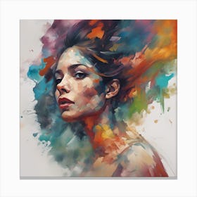 Portrait Of A Woman Canvas Print