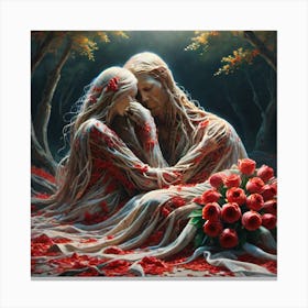 Love Of Roses Canvas Print