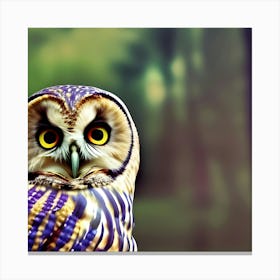 Owl Stock Videos & Royalty-Free Footage Canvas Print