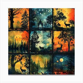 Forest Scene Canvas Print