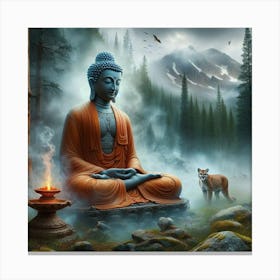 Buddha Mist Canvas Print