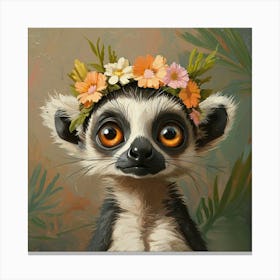 Ring Tailed Lemur Canvas Print