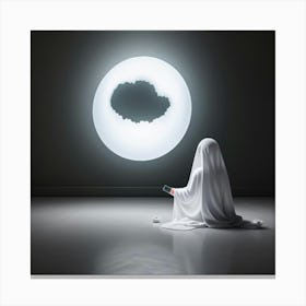 Ghost In The Dark 3 Canvas Print