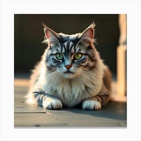 Cat Portrait Canvas Print