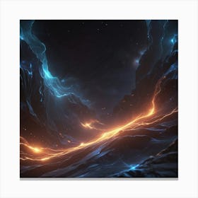 Dark Cave 1 Canvas Print