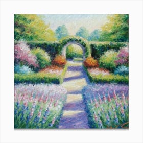 Garden Path Canvas Print