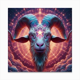 Goat Head Canvas Print