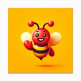 Cartoon Bee 1 Canvas Print