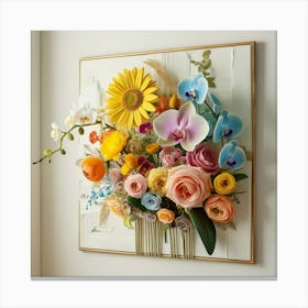 Bouquet Of Flowers 3 Canvas Print