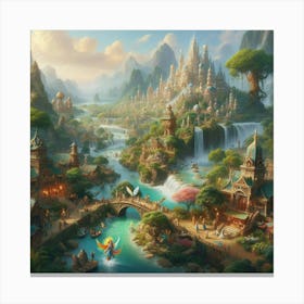 Disney'S Kingdom Canvas Print